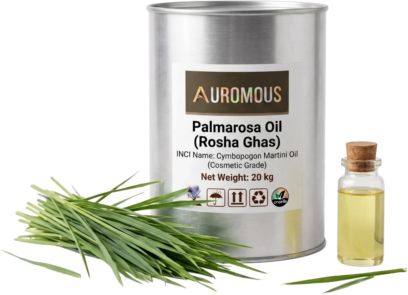 Palmarosa Oil (Rosha Ghas)