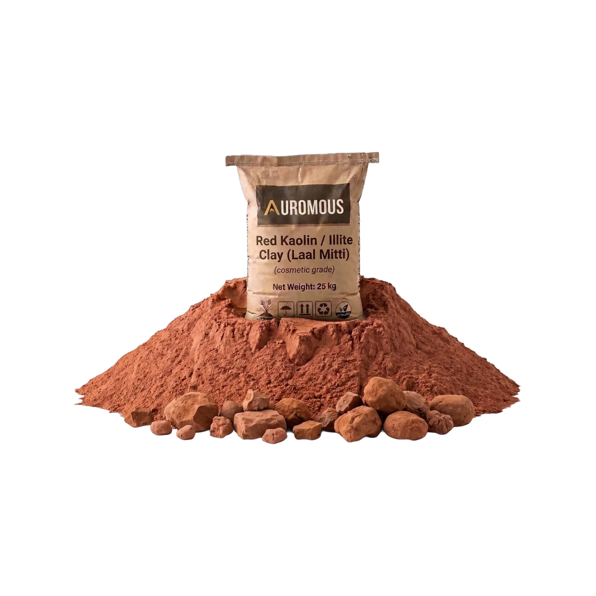 Red Kaolin / Illite Clay (Laal Mitti)