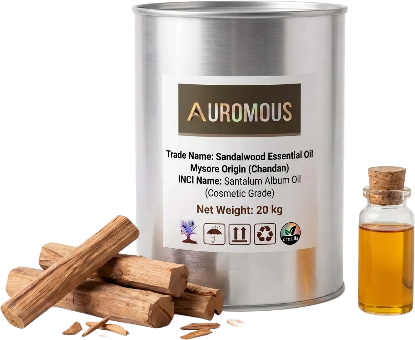 Sandalwood Essential Oil, Mysore Origin (Chandan)